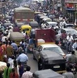 Traffic Scene in Pune